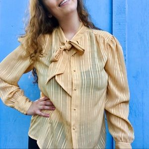 ✨VINTAGE✨Oscar de la Renta Sport blouse